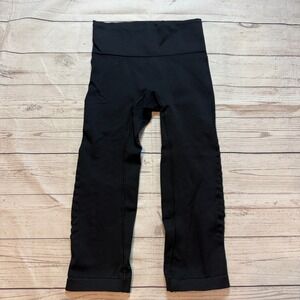 Athleta Capri Yoga Gym Pants Leggings Stretch Black Women's Size XS
